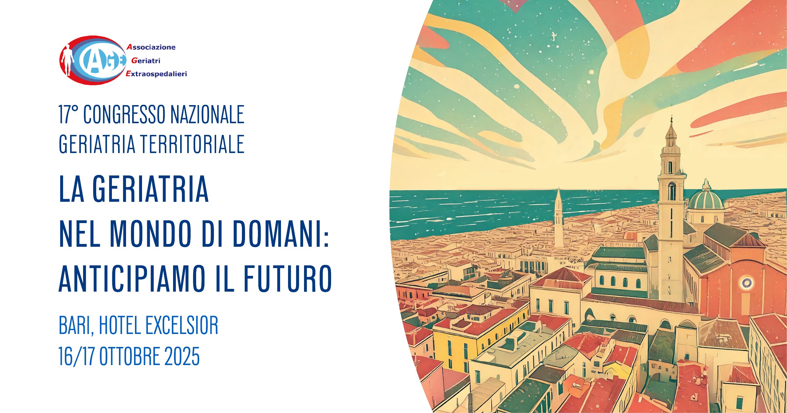 17° congresso nazionale AGE - Geriatria Territoriale  "La Geriatria nel mondo di domani: anticipiamo il futuro"